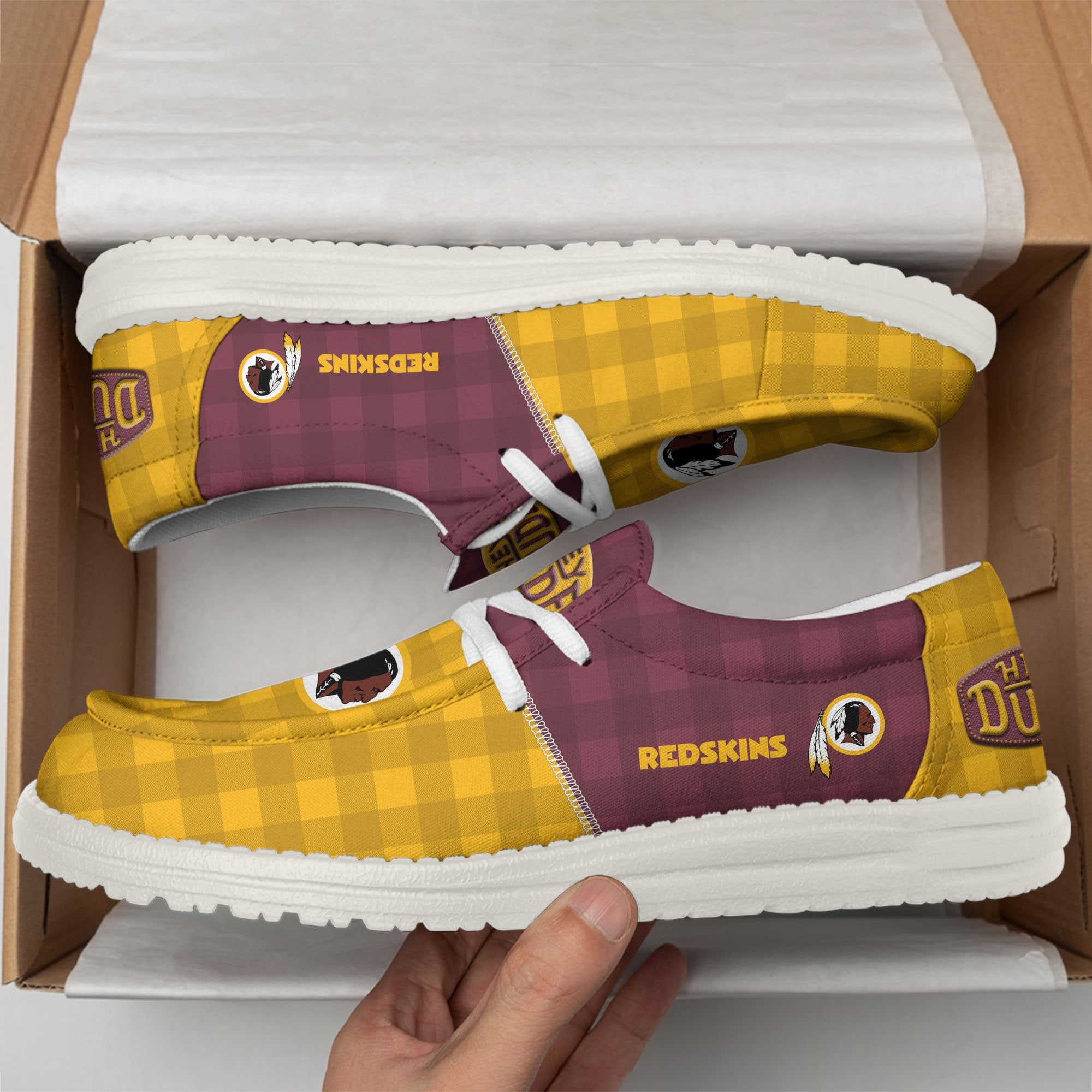 Washington Redskins Lace Up Loafers 2026