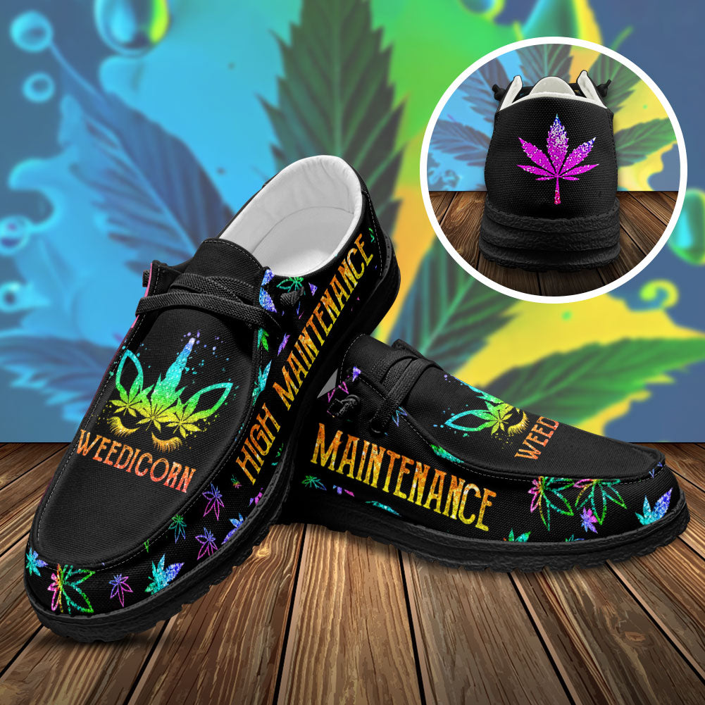 Weed Lace Up Loafers 2026