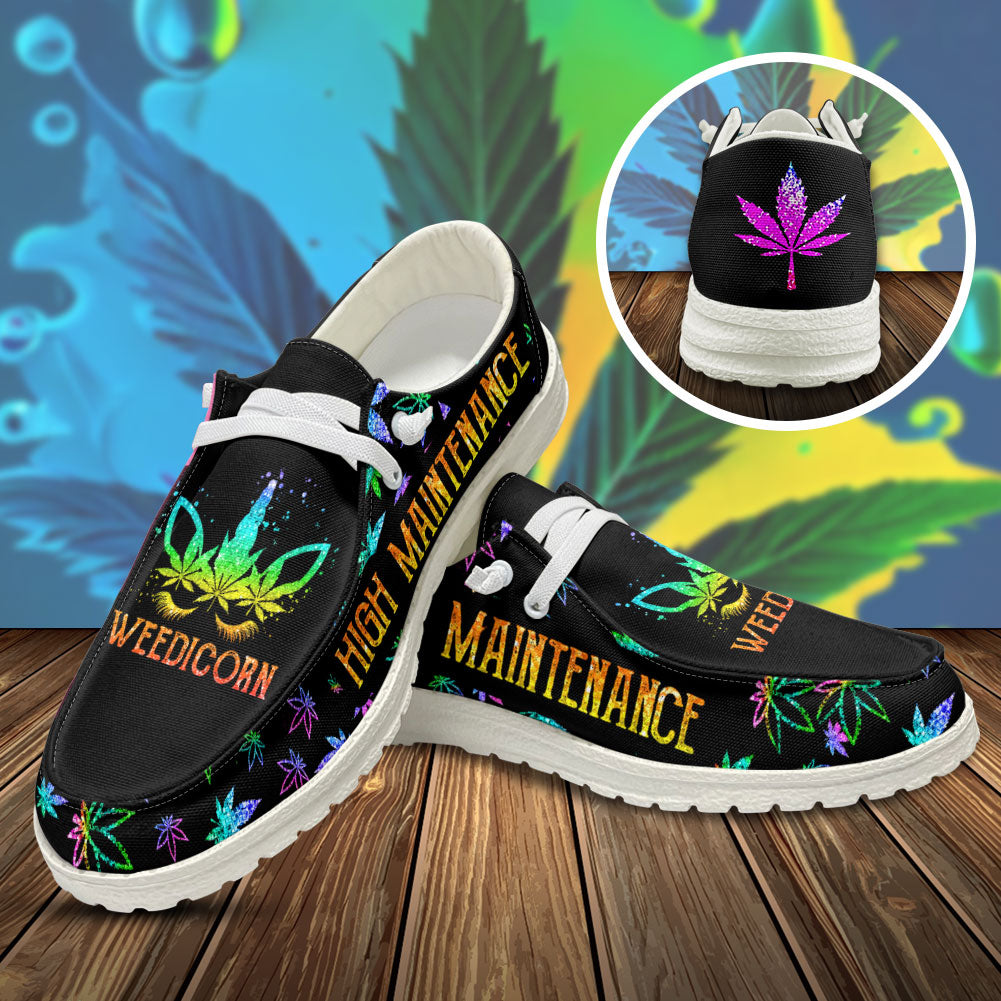Weed Lace Up Loafers 2026
