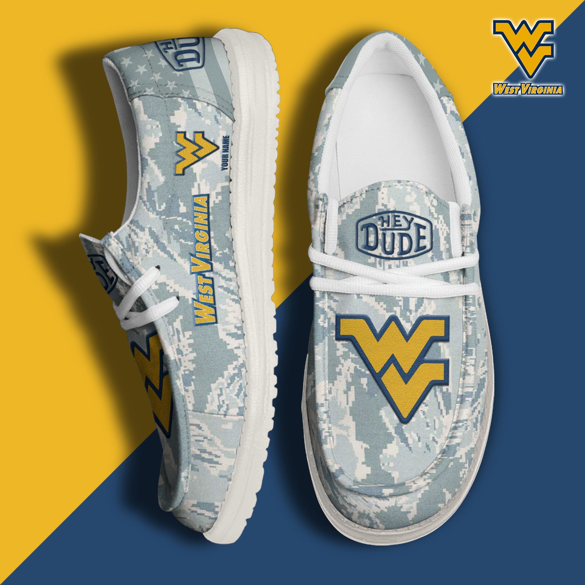 West Virginia Mountaineers Lace Up Loafers 2026