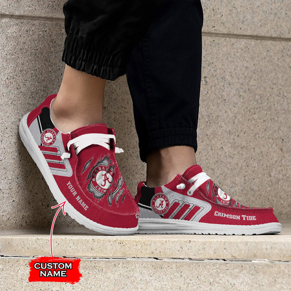 Alabama Crimson Tide Lace Up Loafers 2026