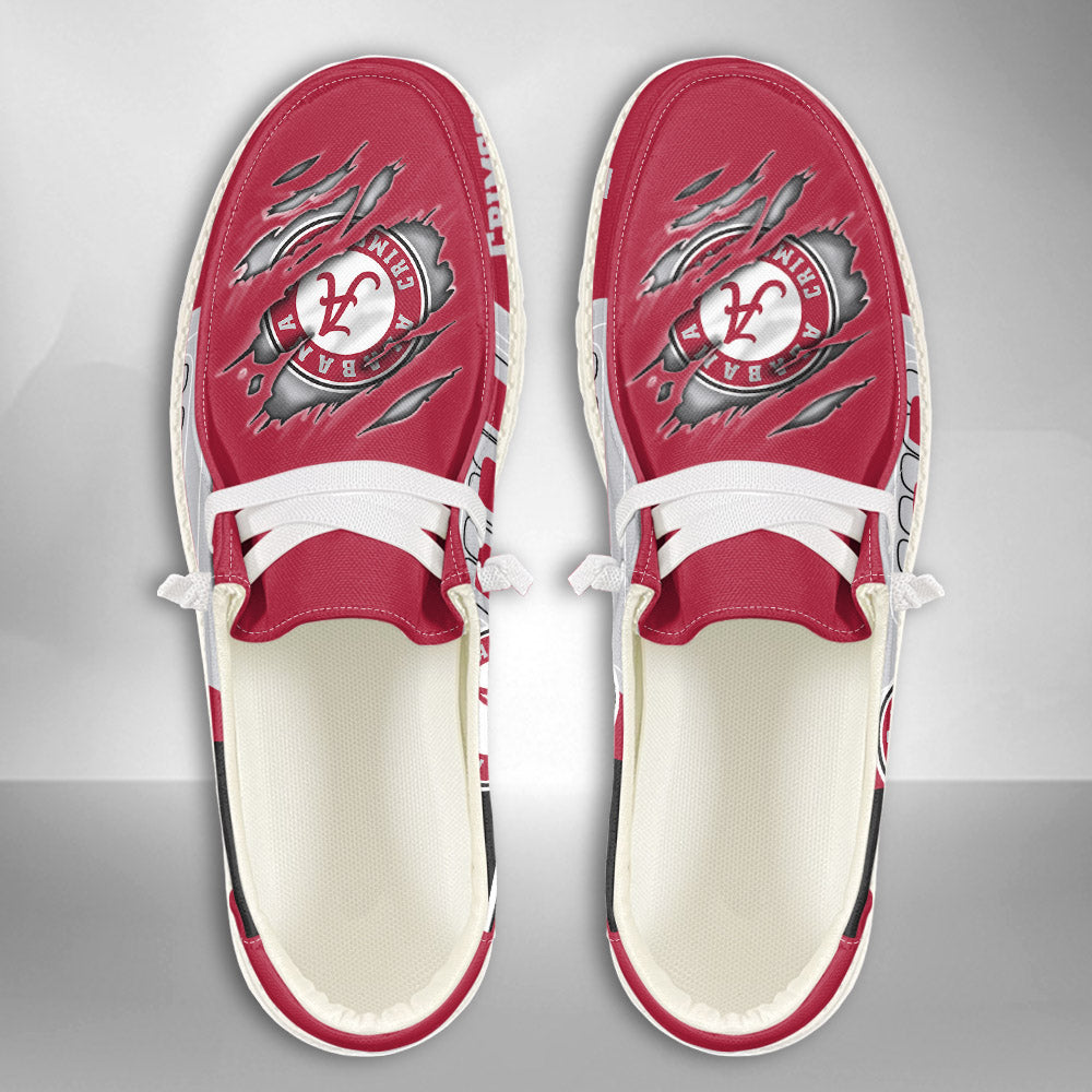 Alabama Crimson Tide Lace Up Loafers 2026