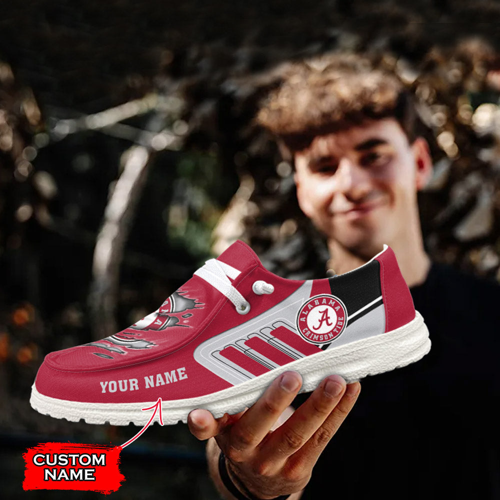 Alabama Crimson Tide Lace Up Loafers 2026