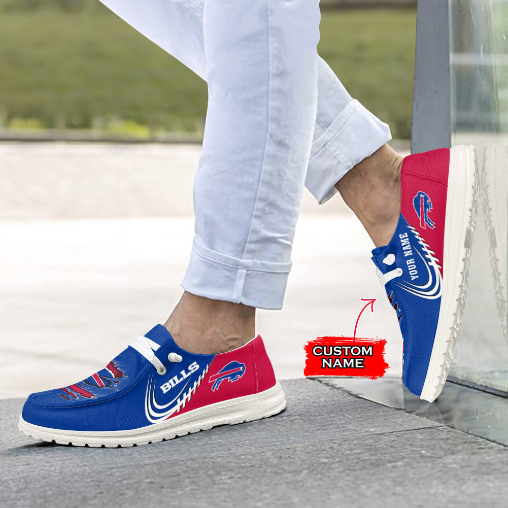 Buffalo Bills Lace Up Loafers 2026