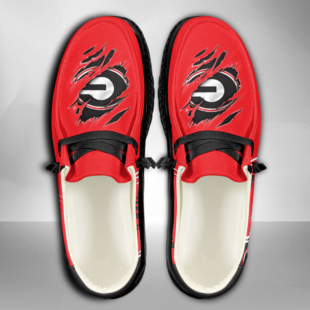 Georgia Bulldogs Lace Up Loafers 2026