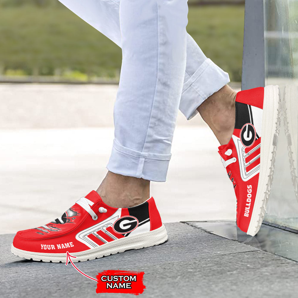 Georgia Bulldogs Lace Up Loafers 2026