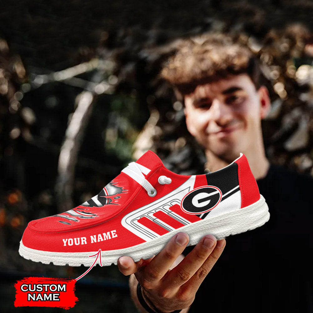 Georgia Bulldogs Lace Up Loafers 2026