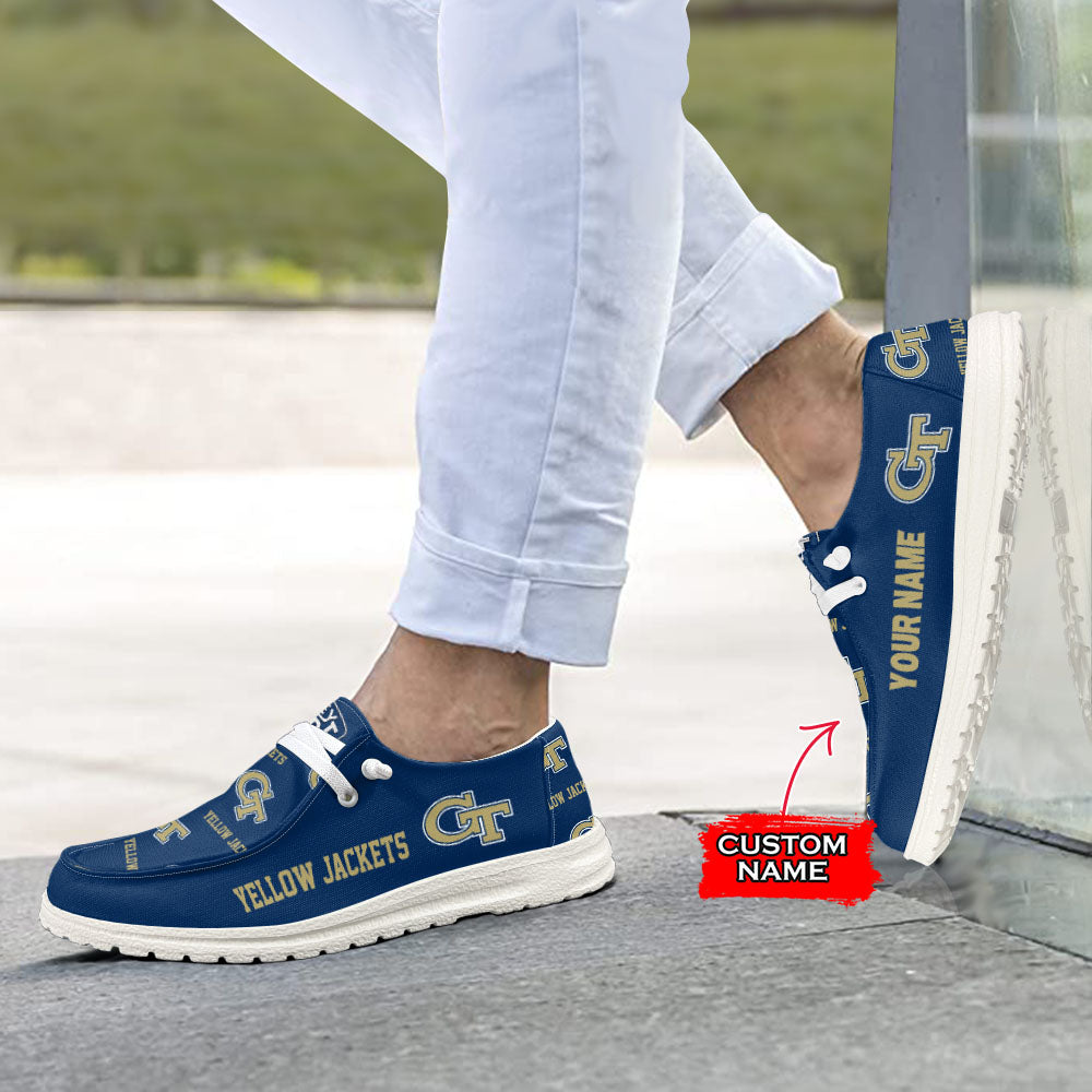 Georgia Tech Yellow Jackets Lace Up Loafers 2026