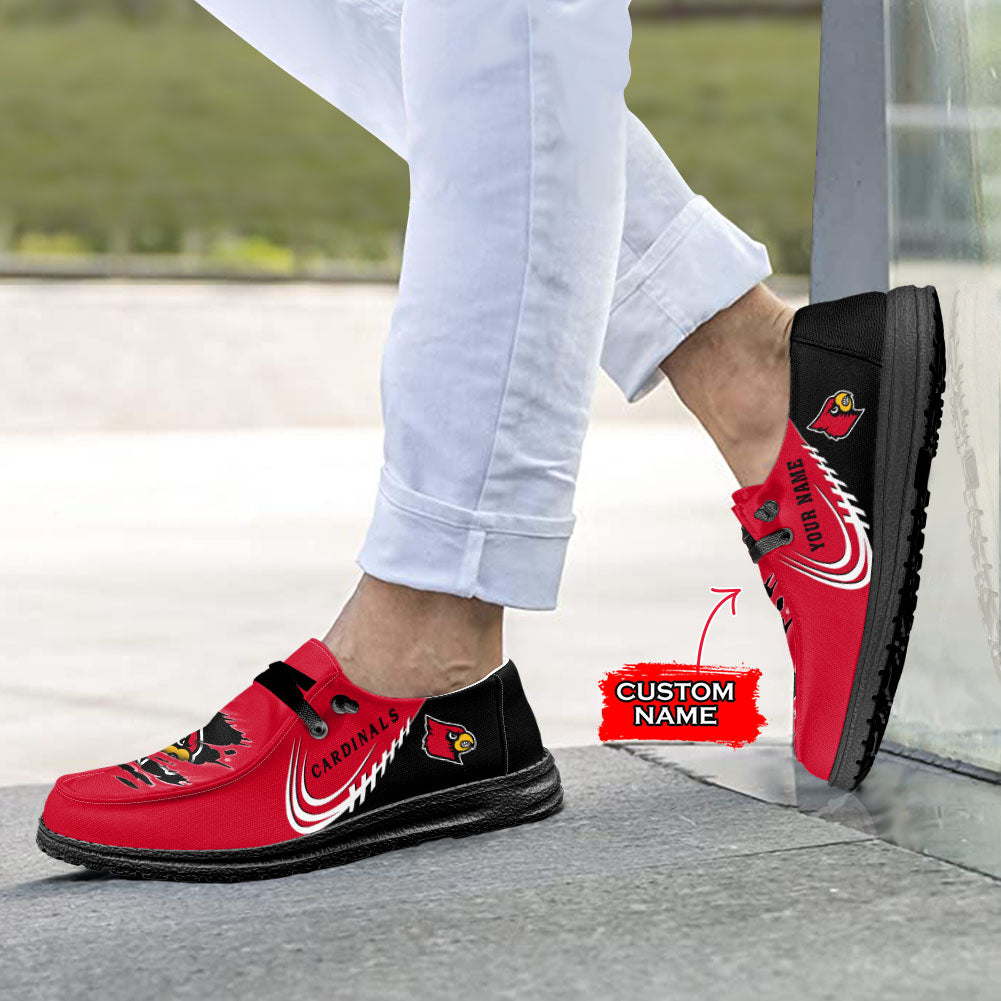 Louisville Cardinals Lace Up Loafers 2026