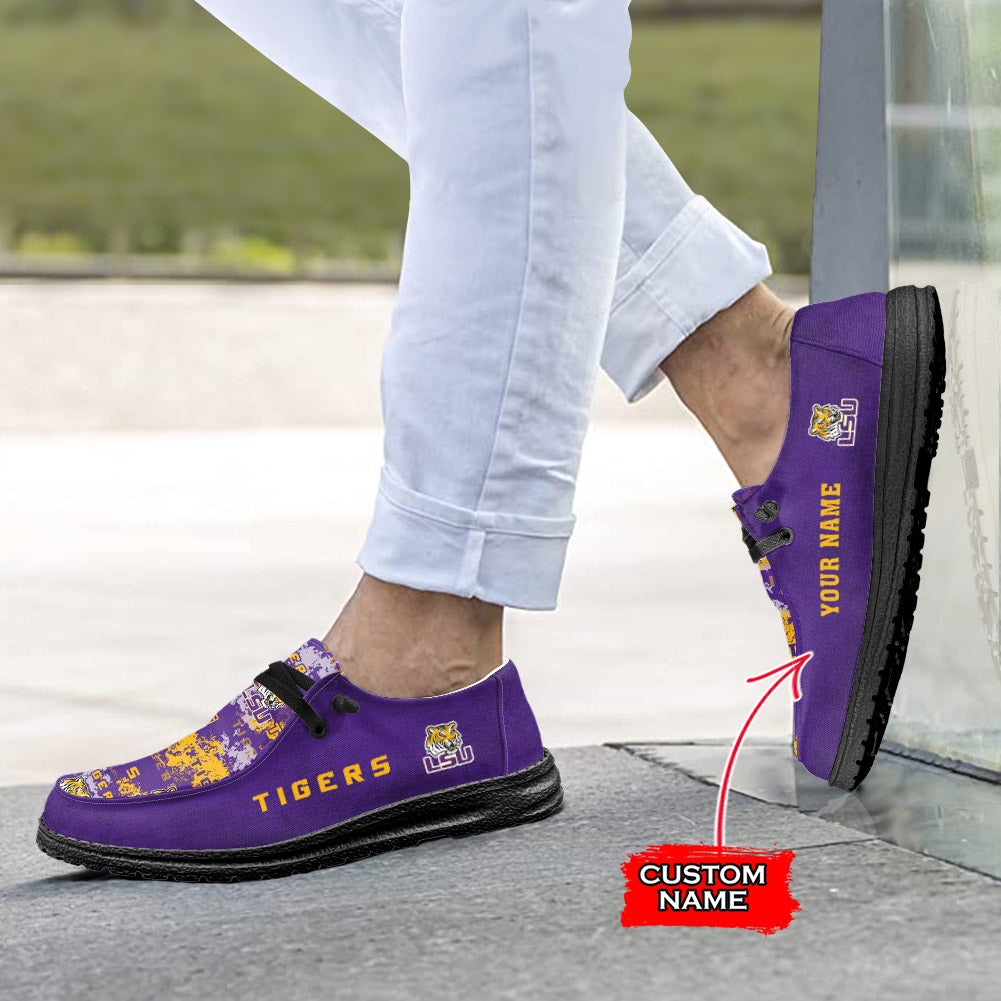 LSU Tigers Lace Up Loafers 2026