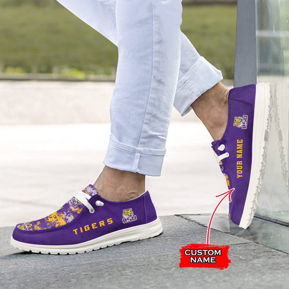 LSU Tigers Lace Up Loafers 2026
