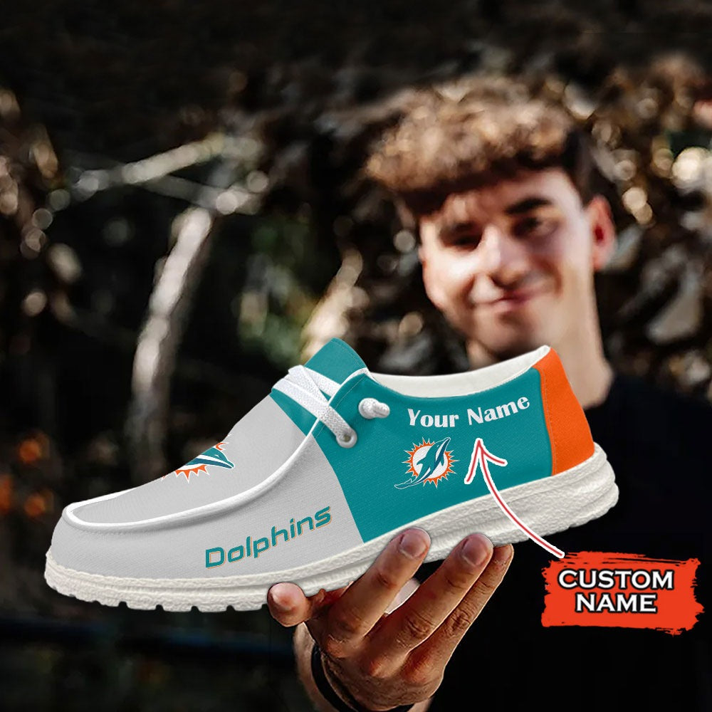 Miami Dolphins Lace Up Loafers 2026