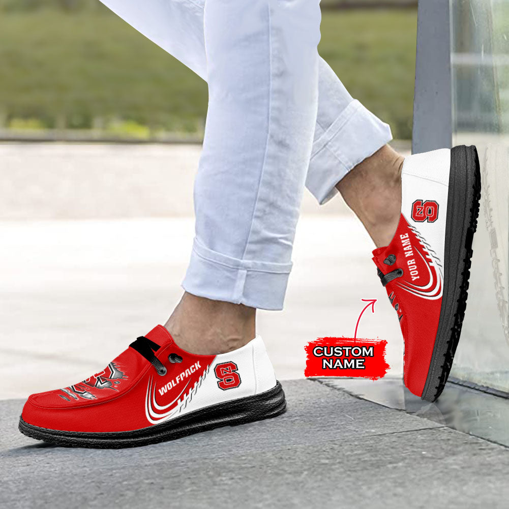 North Carolina State Wolfpack Lace Up Loafers 2026