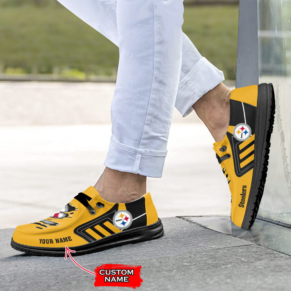 Pittsburgh Steelers Lace Up Loafers 2026