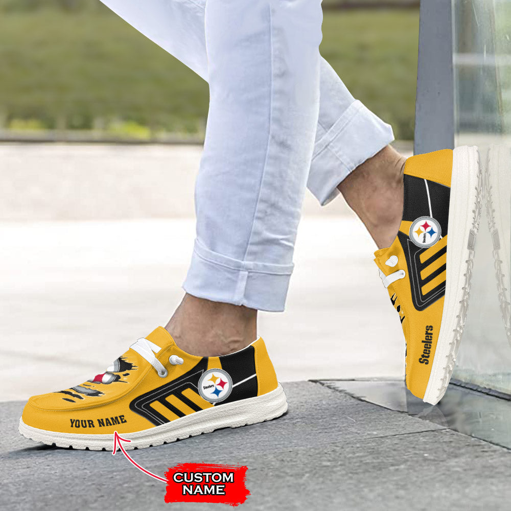 Pittsburgh Steelers Lace Up Loafers 2026