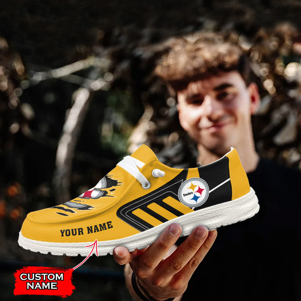 Pittsburgh Steelers Lace Up Loafers 2026
