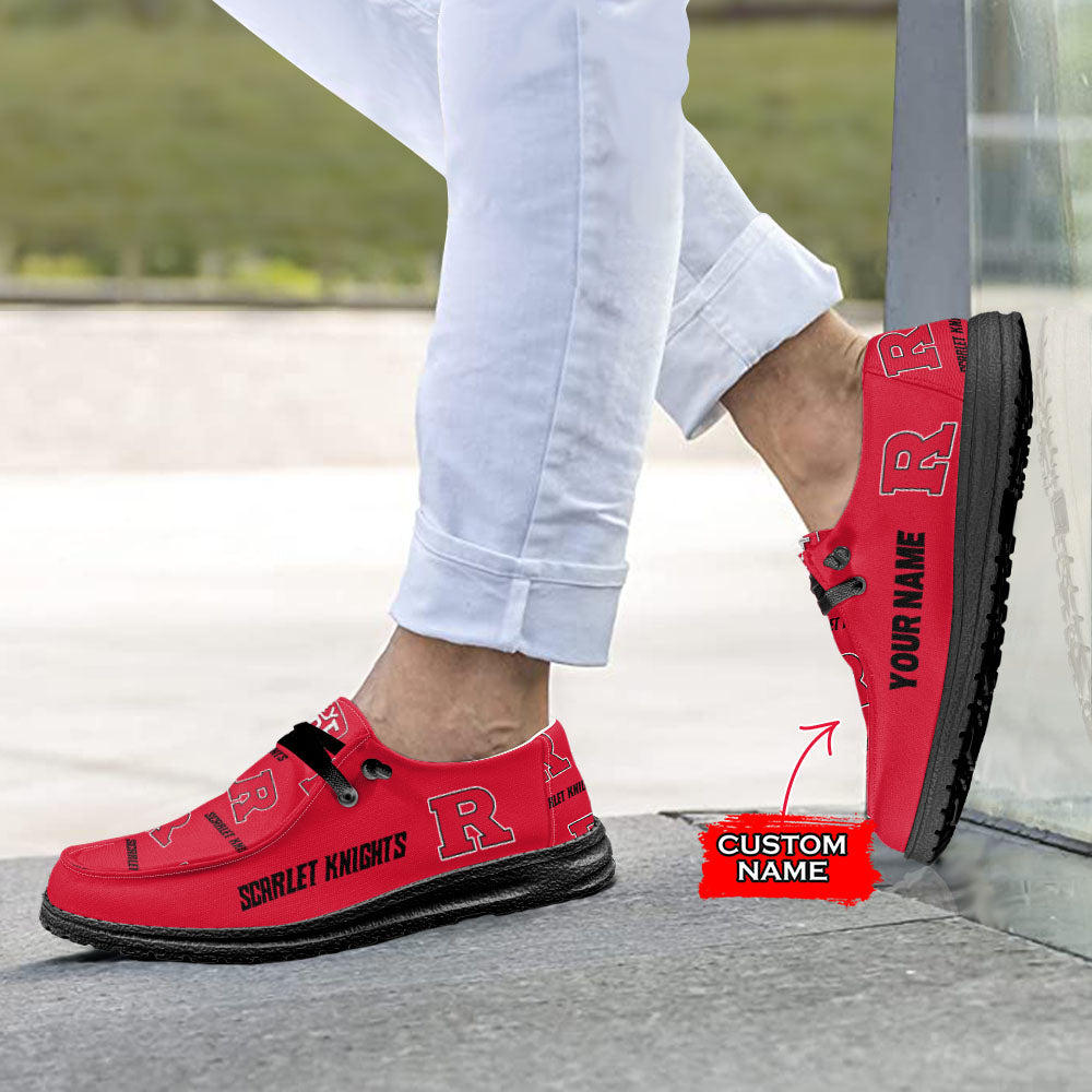 Rutgers Scarlet Knights Lace Up Loafers 2026