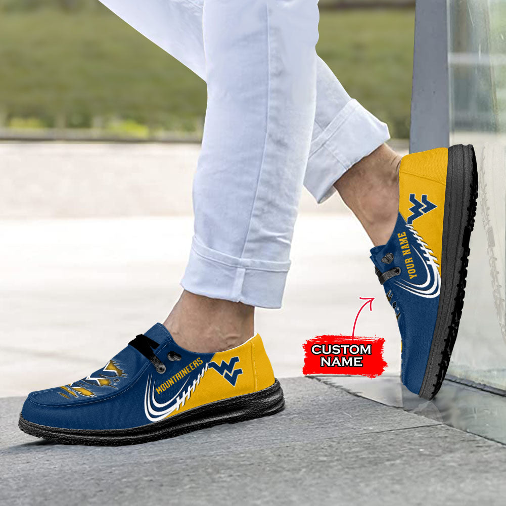 West Virginia Mountaineers Lace Up Loafers 2026