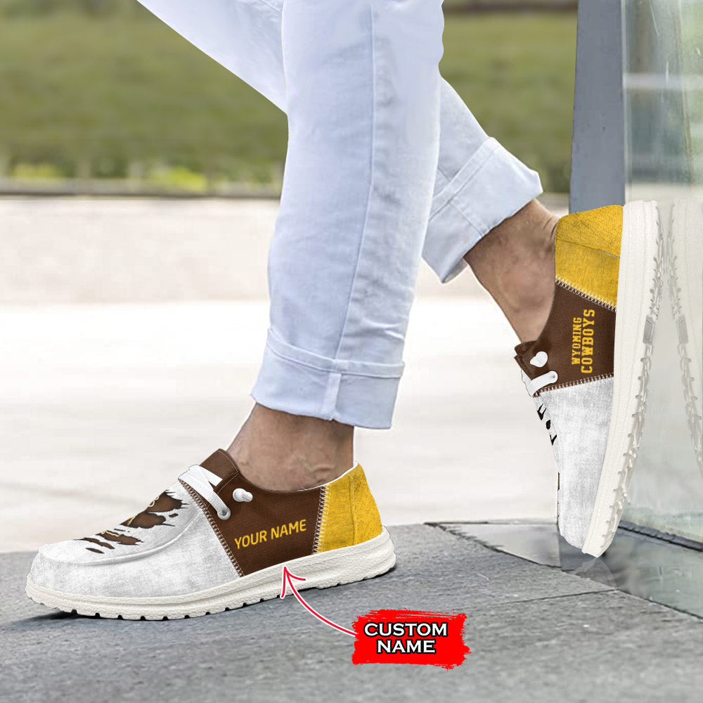 Wyoming Cowboys Lace Up Loafers 2026