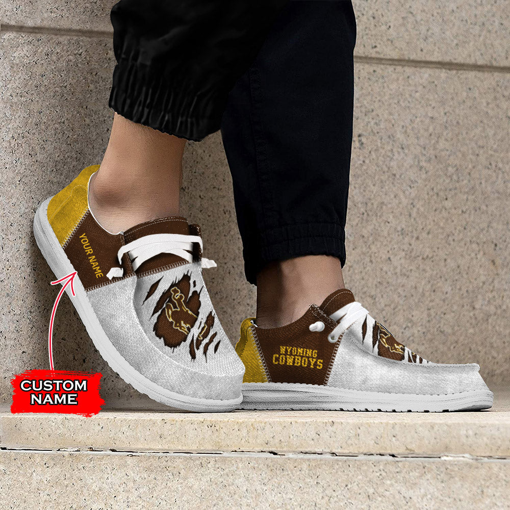 Wyoming Cowboys Lace Up Loafers 2026