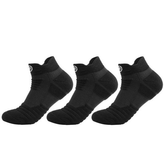Black Breathable Ankle Socks OrthoHike - 3 Pack