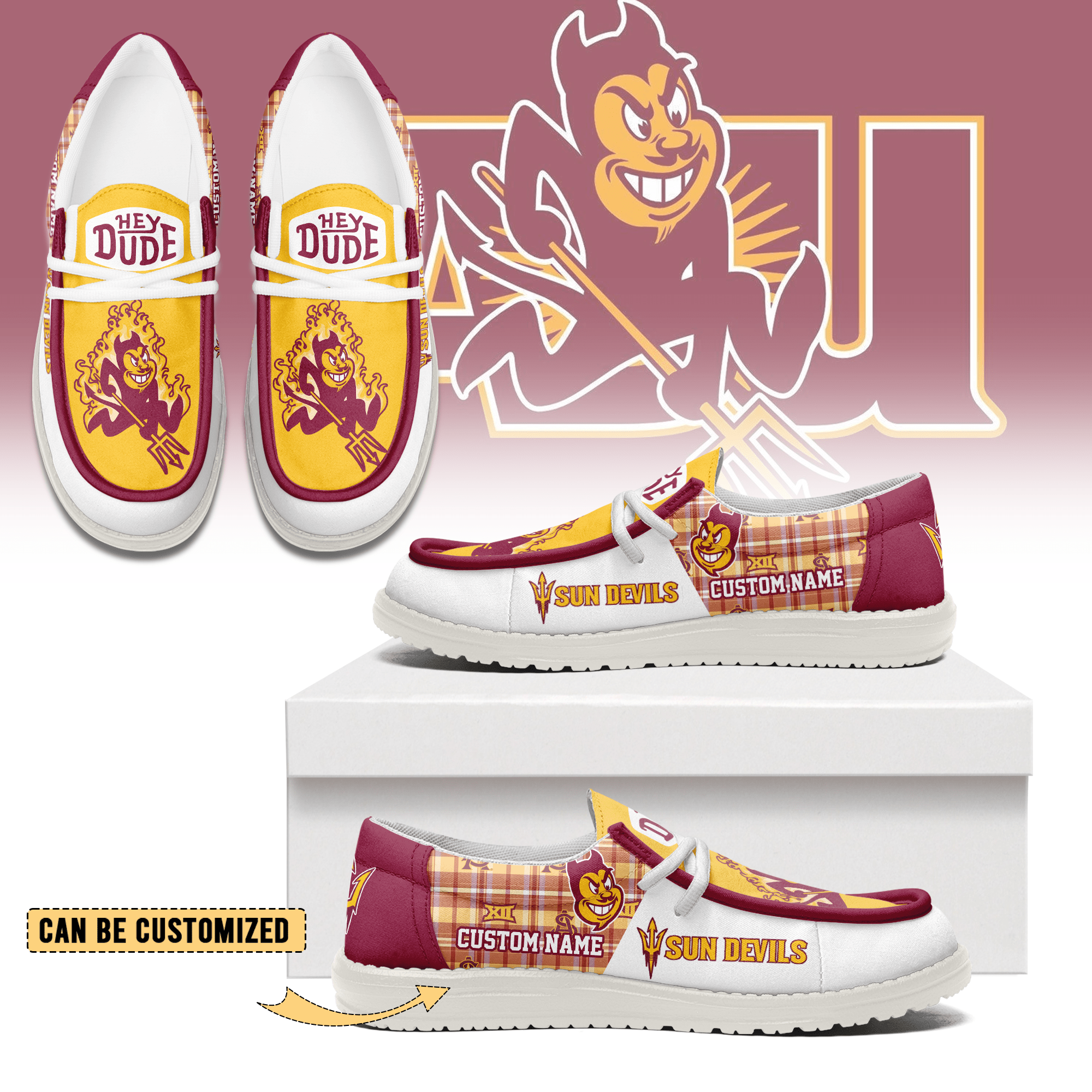 Arizona State Sun Devils Lace Up Loafers 2026